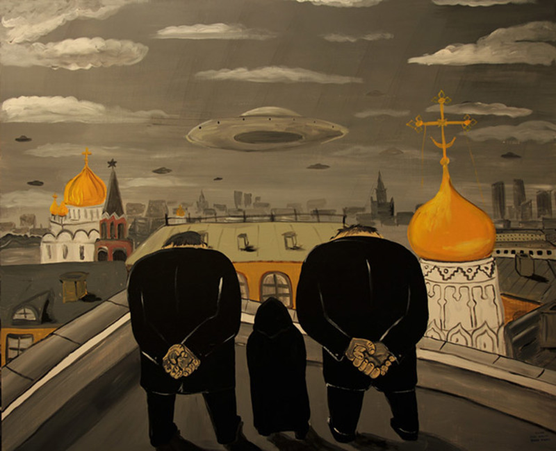 Російський художник зобразив Росію в сатиричних малюнках