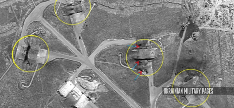 Супутникові знімки сирійської бази до і після ракетного удару США