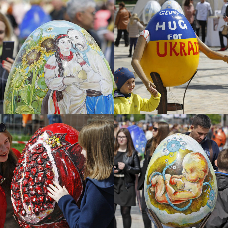 Unique Easter Eggs from all over Ukraine