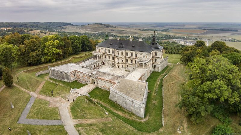 Pidhirtsi Castle – the view from above