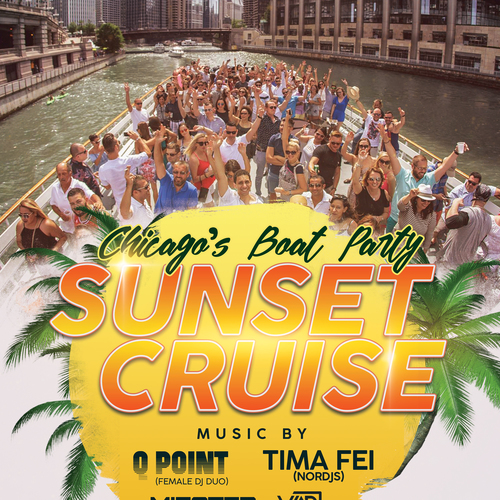 Chicago's Boat Party (SUNSET CRUISE) Sunday, June 17th