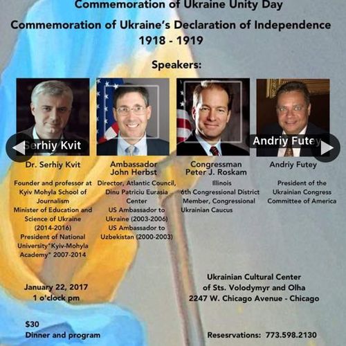 Commemoration of Ukraine Unity Day