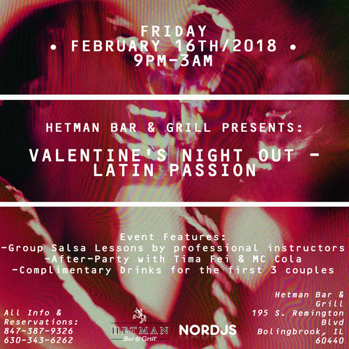 Valentine's Night Out - Latin Passion