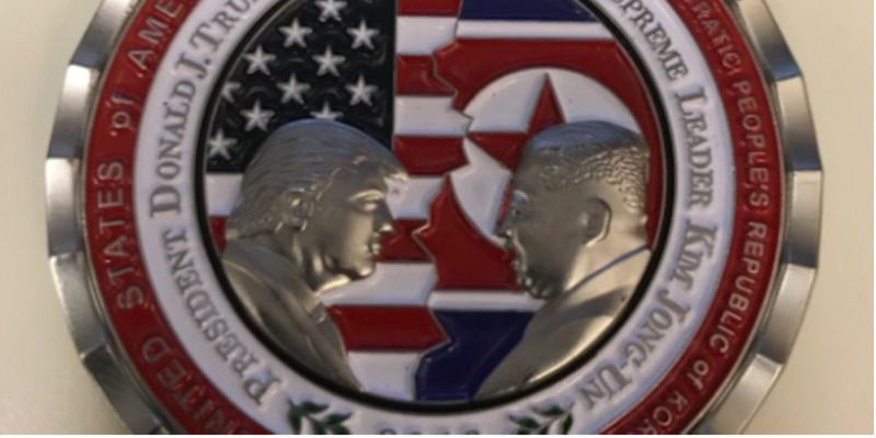 У США виготовили пам'ятну монету з Трампом і Кім Чен Ином