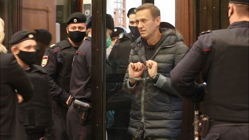 Навальному дали понад 3 роки колонії