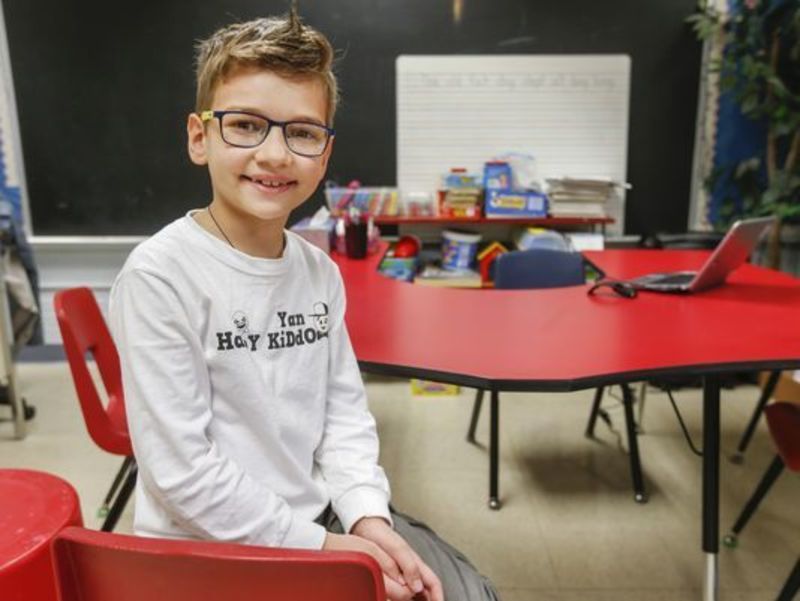 Український хлопчик став справжньою зіркою школи в Міссурі