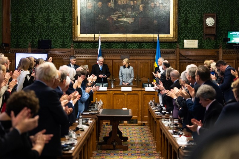 Перша леді Олена Зеленська виступила перед парламентом Великої Британії