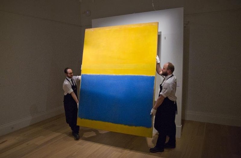 Абстракцію кольору українського прапора купили за 46,5 млн доларів
