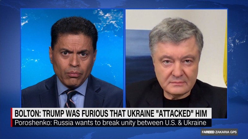 "Посварити Україну і США - в інтересах Росії" - Порошенко на CNN