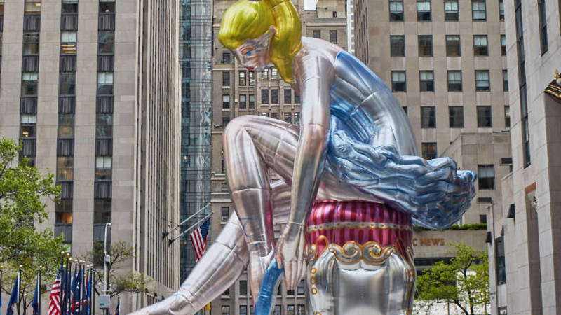 У Нью-Йорку встановили гігантську надувну балерину