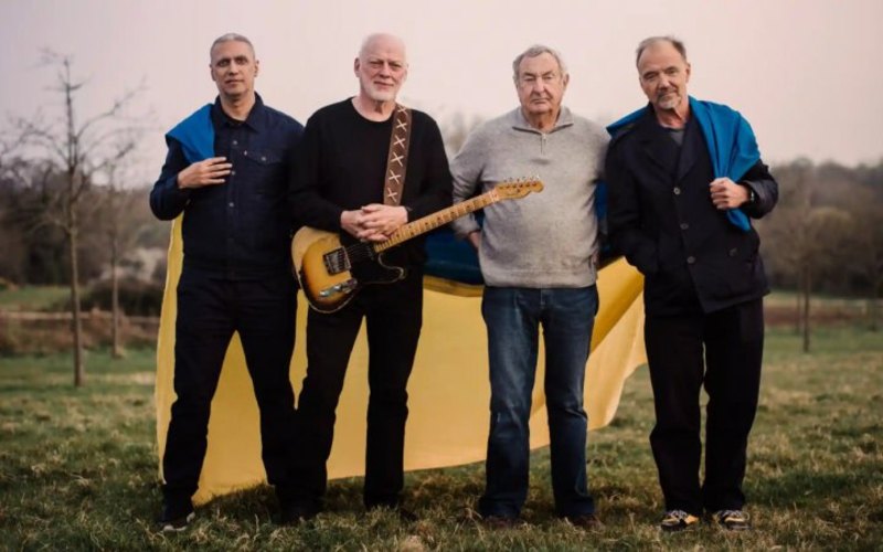 Уперше за 28 років: Pink Floyd спільно з Хливнюком випустили пісню на підтримку України