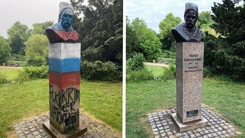 У Данії відновили пам’ятник Шевченку