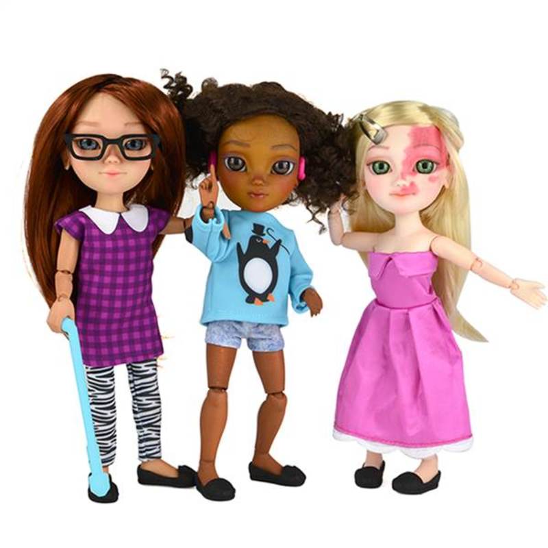 British toymaker introduces dolls with disabilities, birthmarks