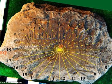 Ukrainian Bronze Age stone revealed to be oldest sundial ever found