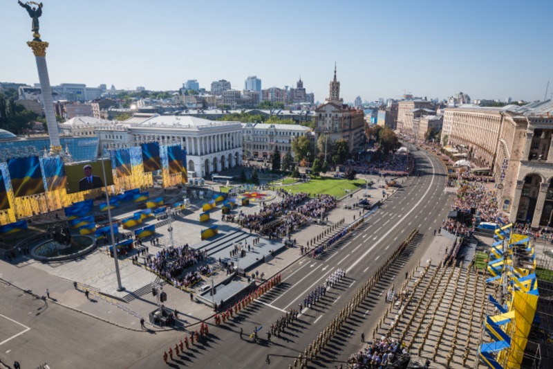 Україна відзначила 24-ту річницю Незалежності урочистим Маршем
