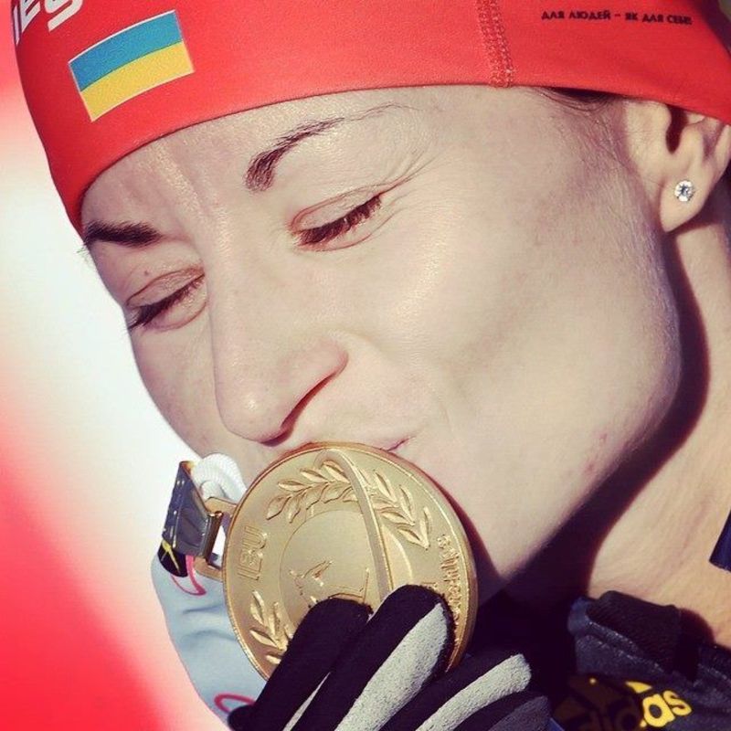 Біатлоністка Валентина Семеренко здобула "золото" чемпіонату світу