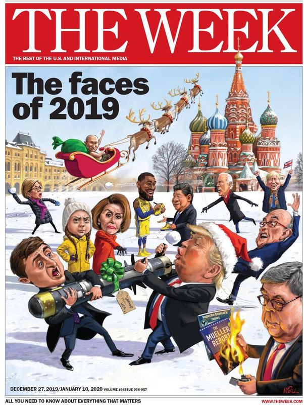 Зеленський і Трамп - "Обличчя 2019 року" за версією The Week
