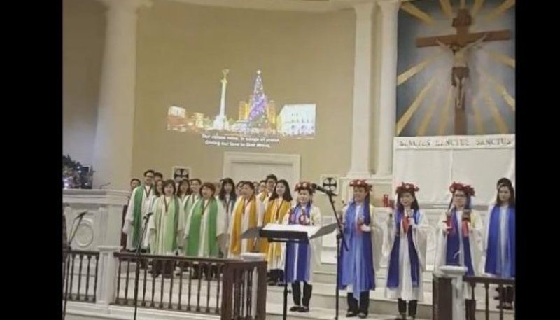 У Сінгапурі заспівали український "Щедрик" під час різдвяної молитви