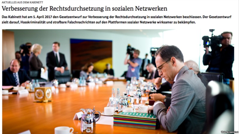 Німецький уряд пропонує штрафувати за фальшиві новини в соцмедіа