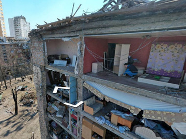 У Києві з’явились 3D-тури зруйнованими через війну будівлями