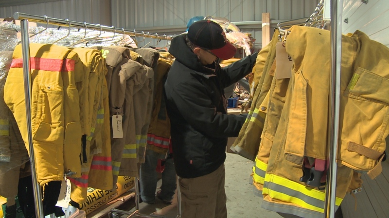 Under-equipped Ukrainian firefighters 'blown away' by donated Alberta gear