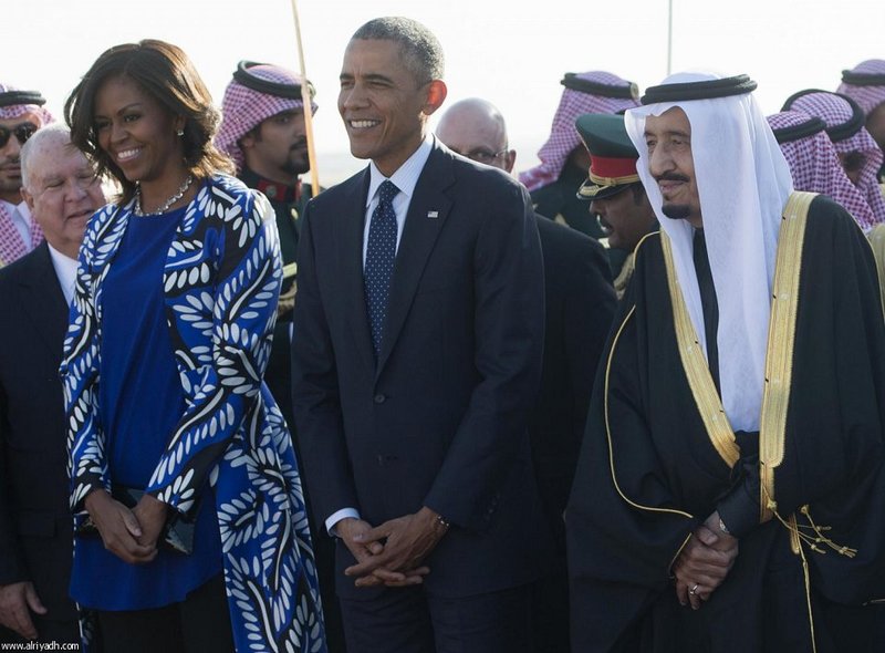 Наряд Мішель Обами на похоронах короля Саудівської Аравії викликав скандал