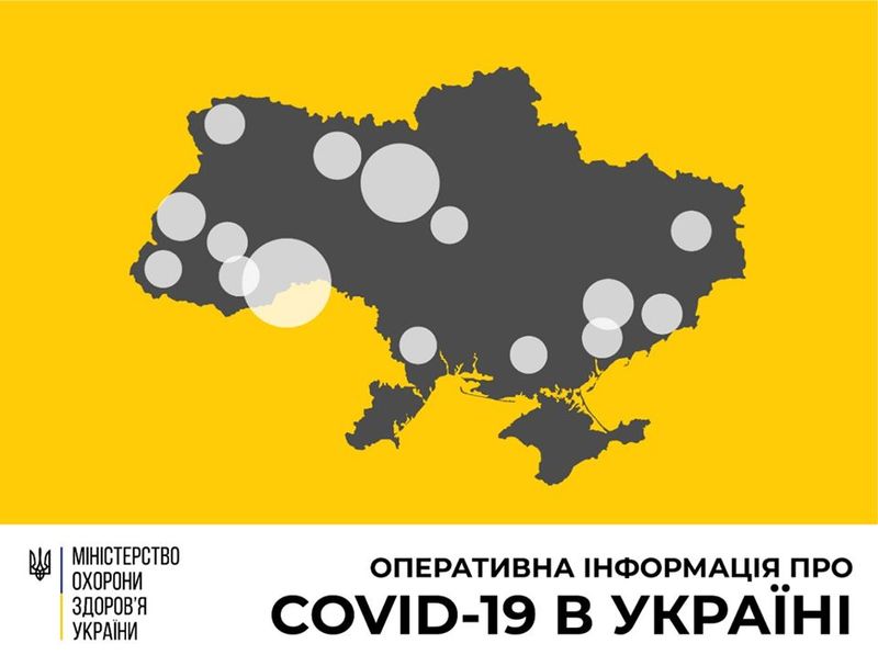 В Україні кількість інфікованих коронавірусом зросла до 218