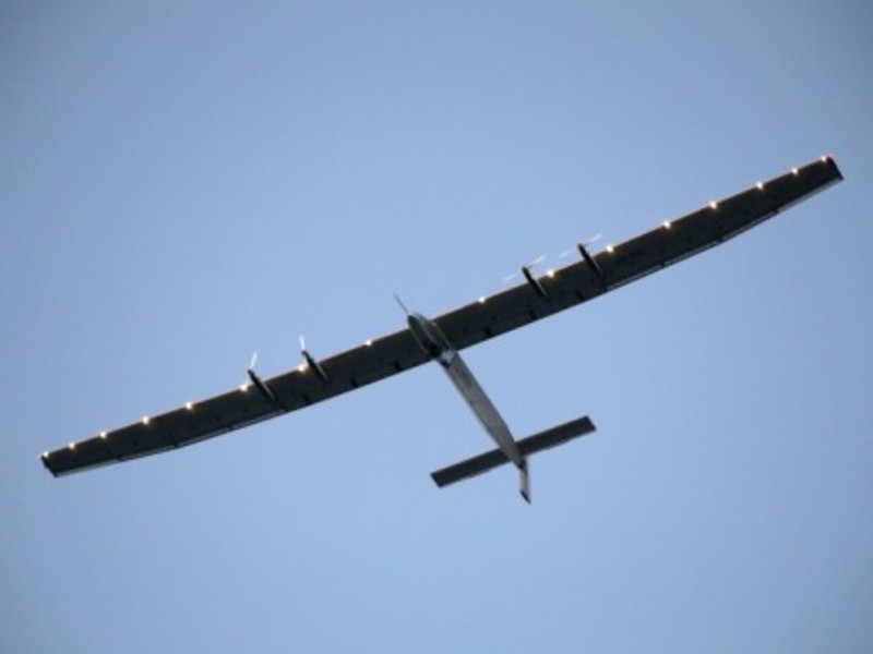 У США випробували літак на сонячних батареях