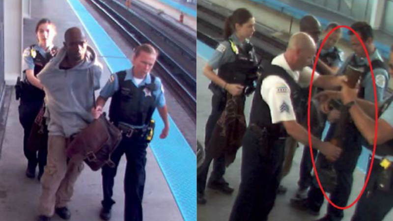 Чоловік,затриманий на станції метро в Чикаго,отримав 6 років в'язниці