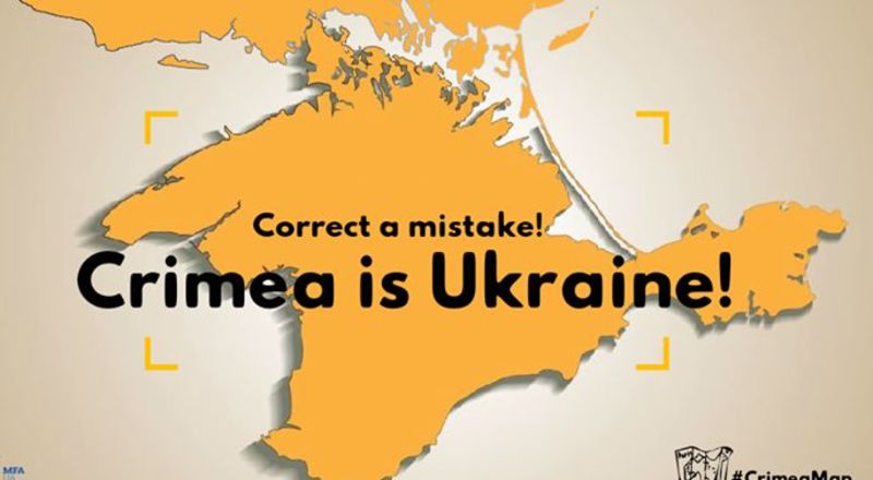 The New York Times reacts to appearance of a map with ‘disputed’ Crimea