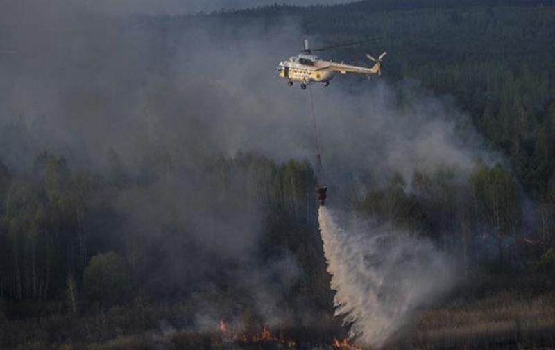 Площа пожежі в Чорнобильській зоні збільшилася