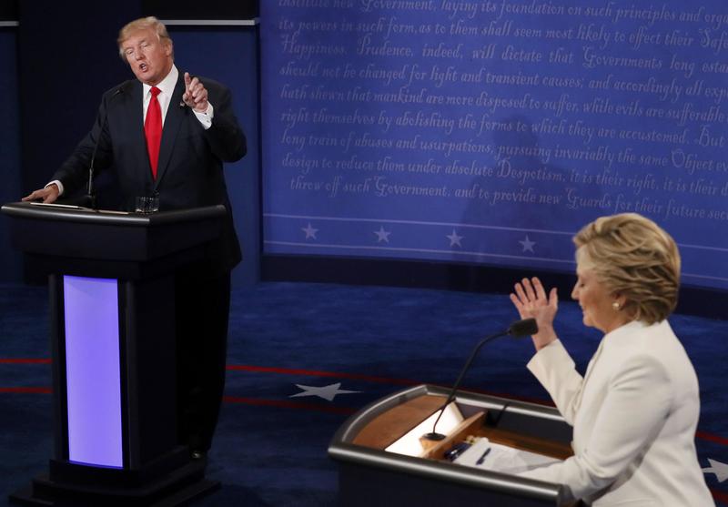 У США пройшли найзапекліші дебати між Клінтон і Трампом