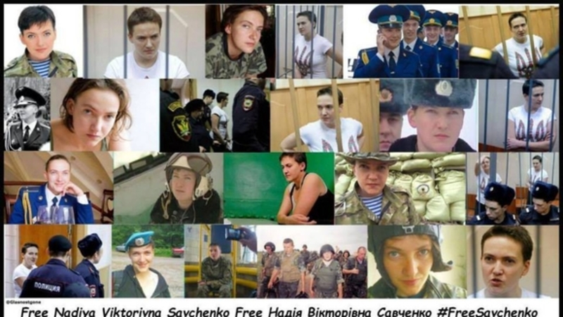 Urge Russia to release Nadiya Savchenko