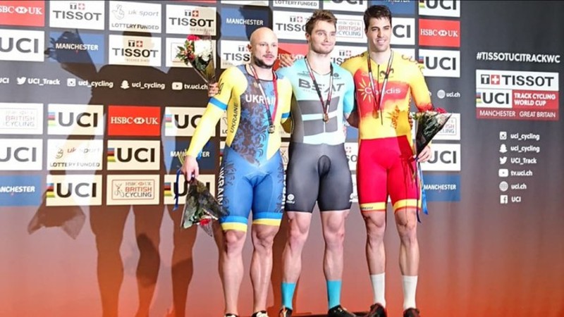 Українські велосипедисти здобули срібло та бронзу на етапі Кубка світу