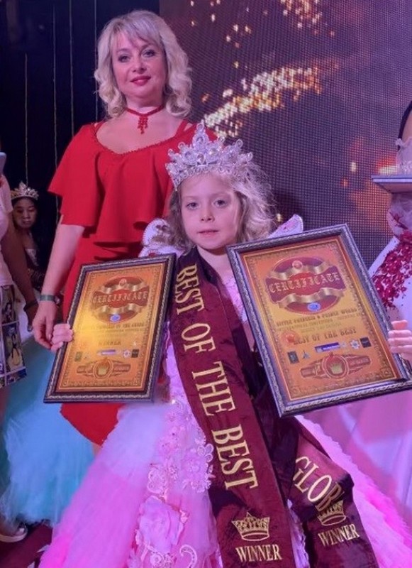 6-річна українка перемогла на міжнародному конкурсі краси