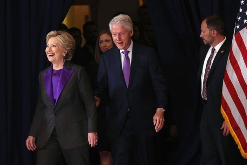 Hillary Clinton's Purple Pantsuit Sends Powerful Message, According to Social Media