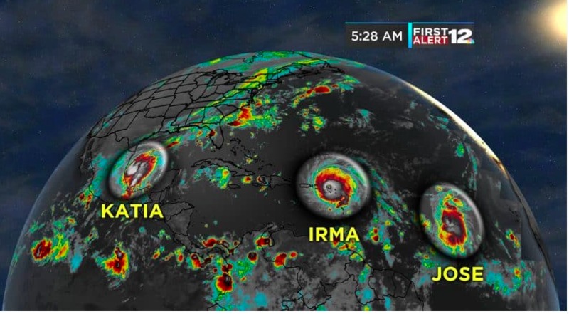 Третій шторм в Атлантиці: Катя приєднається до Ірми і Хосе