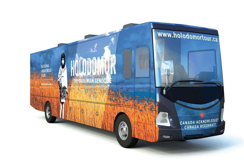 Holodomor mobile classroom readying to take to the road