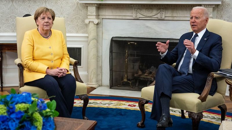 Джо Байден зустрівся з Ангелою Меркель в Білому домі