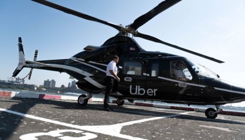 Uber запустив вертолітне таксі для всіх користувачів у Нью-Йорку
