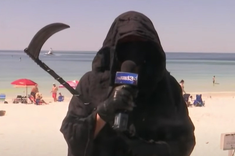 Пляжами Флориди ходить "смерть з косою"