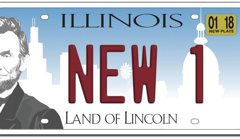 Illinois to start issuing newly redesigned license plates