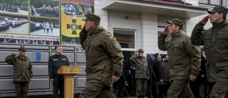 Poroshenko: The National Guard decently fulfills its tasks