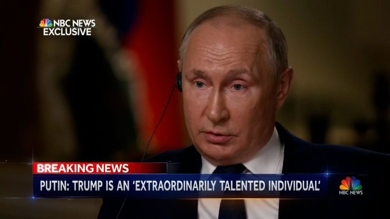 NBC взяли інтерв’ю у Володимира Путіна