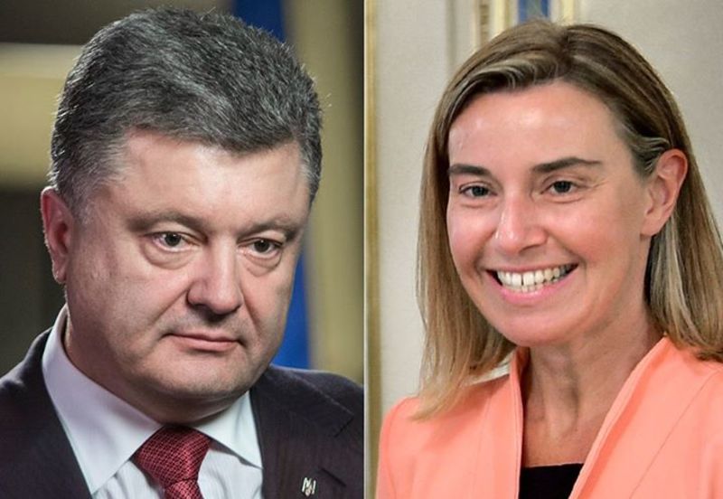 Президент України провів телефонну розмову з Федерікою Могеріні