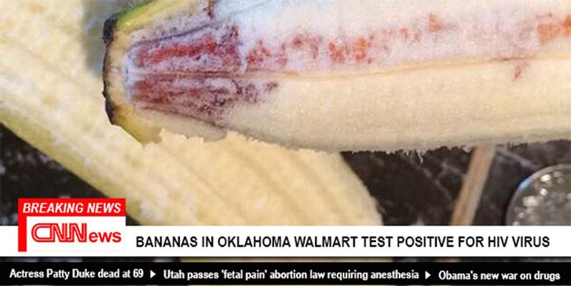 В Оклахомі виявили банани з вмістом вірусу ВІЛ