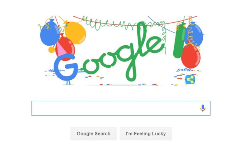 Сьогодні Google святкує «повноліття»