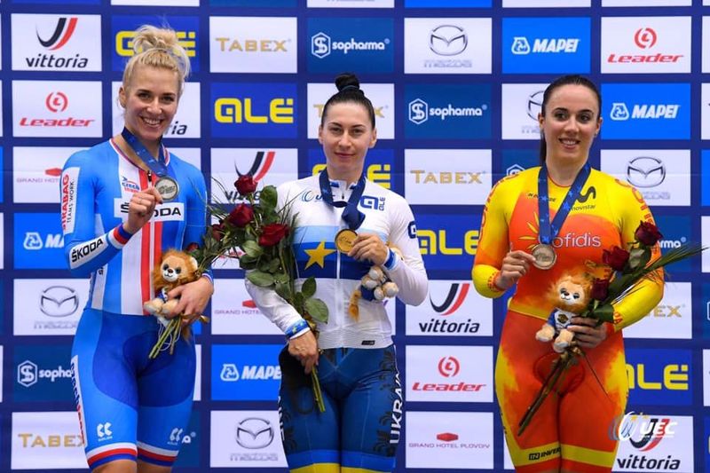 Українка Старікова стала чемпіонкою Європи з велотреку