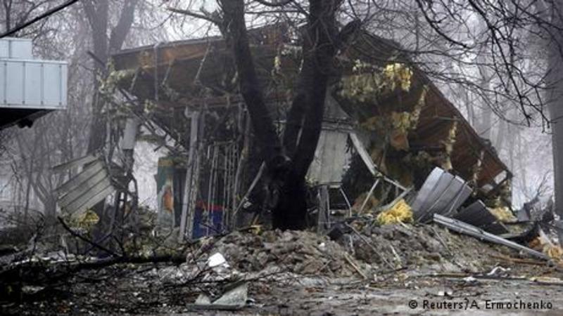 Ukraine accuses Russia of firing on troops near Donetsk