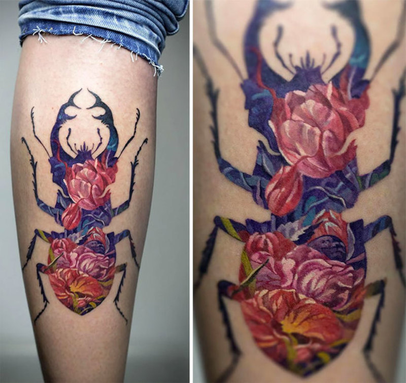 Український художник створює неймовірно красиві татуювання